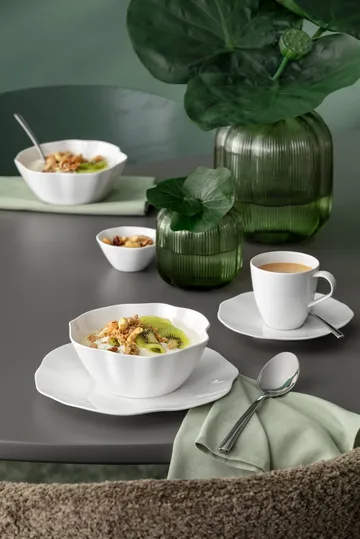 Pura cup with saucer - White, 2 pieces - Villeroy & Boch