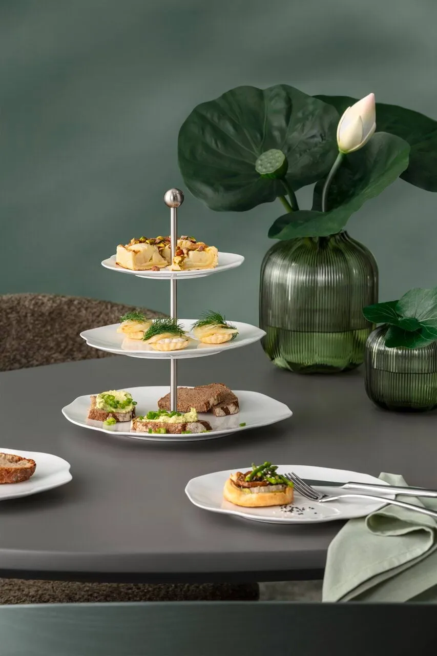 Pura tiered stand, White, 3 tiers Villeroy & Boch