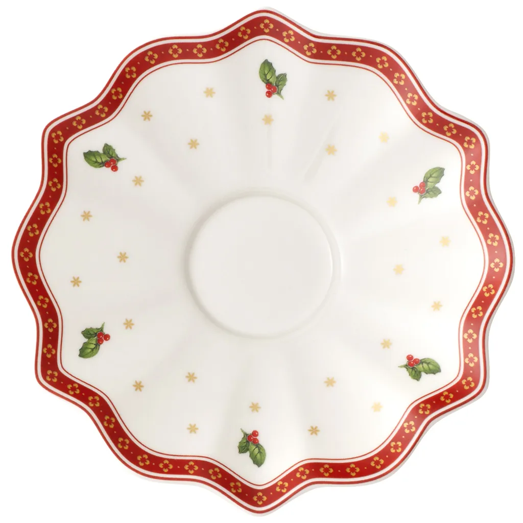 Toy's Delight saucer for coffee cup Ø17.5 cm, White-red Villeroy & Boch
