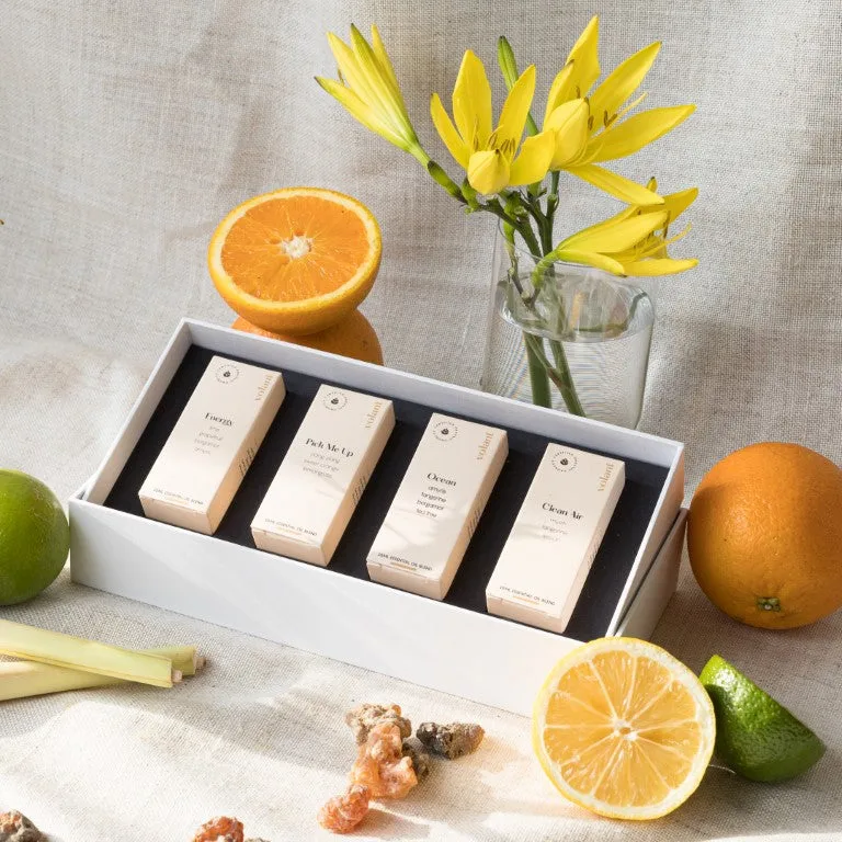 The energising set essential oils, 4 scents Volant
