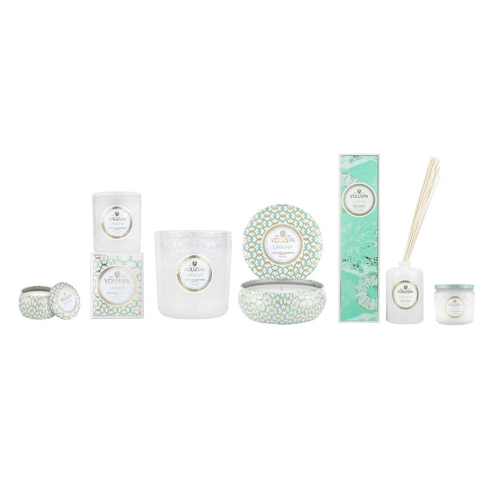 Maison Blanc 3-wick Tin scented 40 hours, Laguna Voluspa
