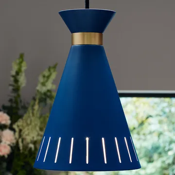 Cone pendant lamp - Azure blue - Warm Nordic