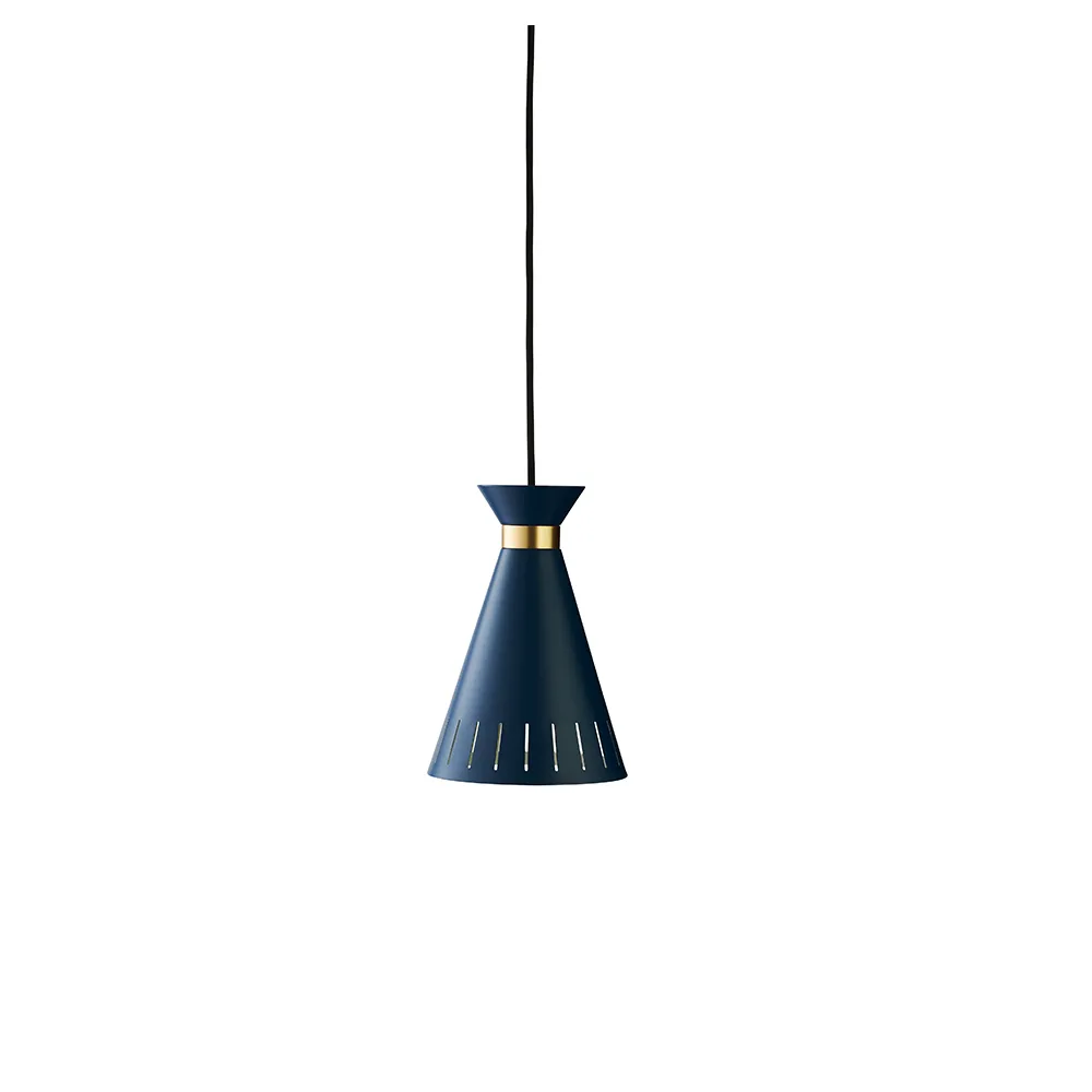 Cone pendant lamp, Azure blue Warm Nordic
