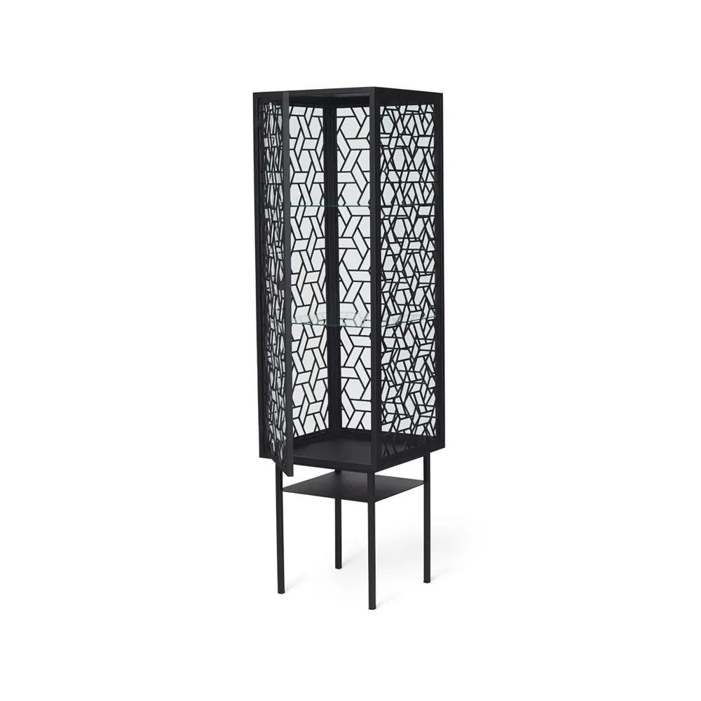 Enigma display cabinet, Black Warm Nordic