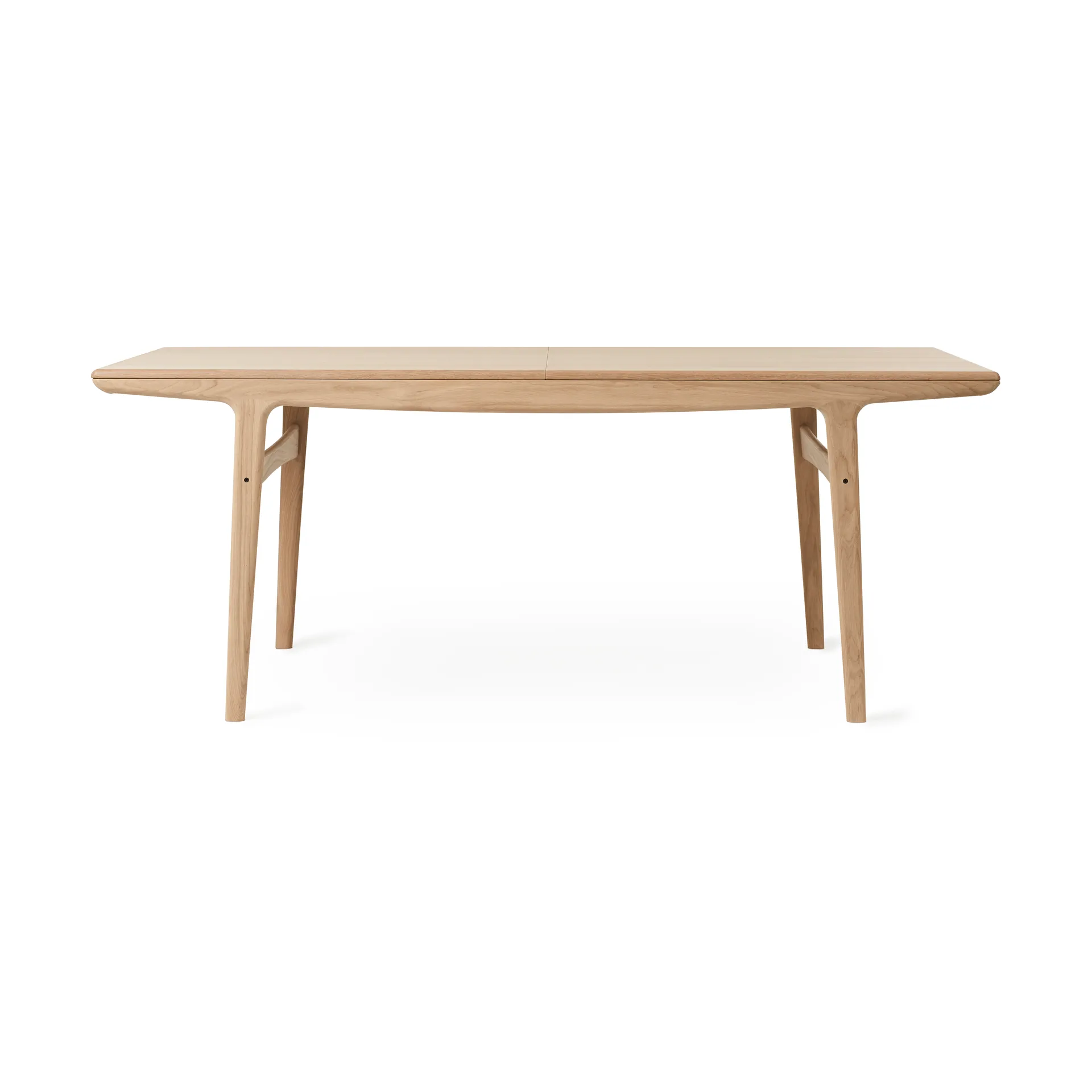Evermore dining table incl. 2 extension leaves of 45 cm each, Natural oak, 190 cm Warm Nordic