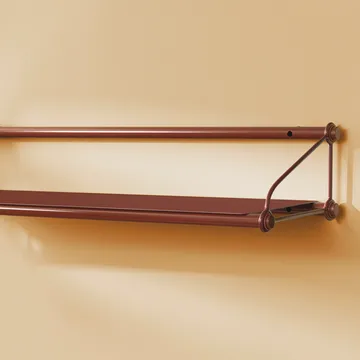 Parade shelf - Oxide red, 1 shelf - Warm Nordic