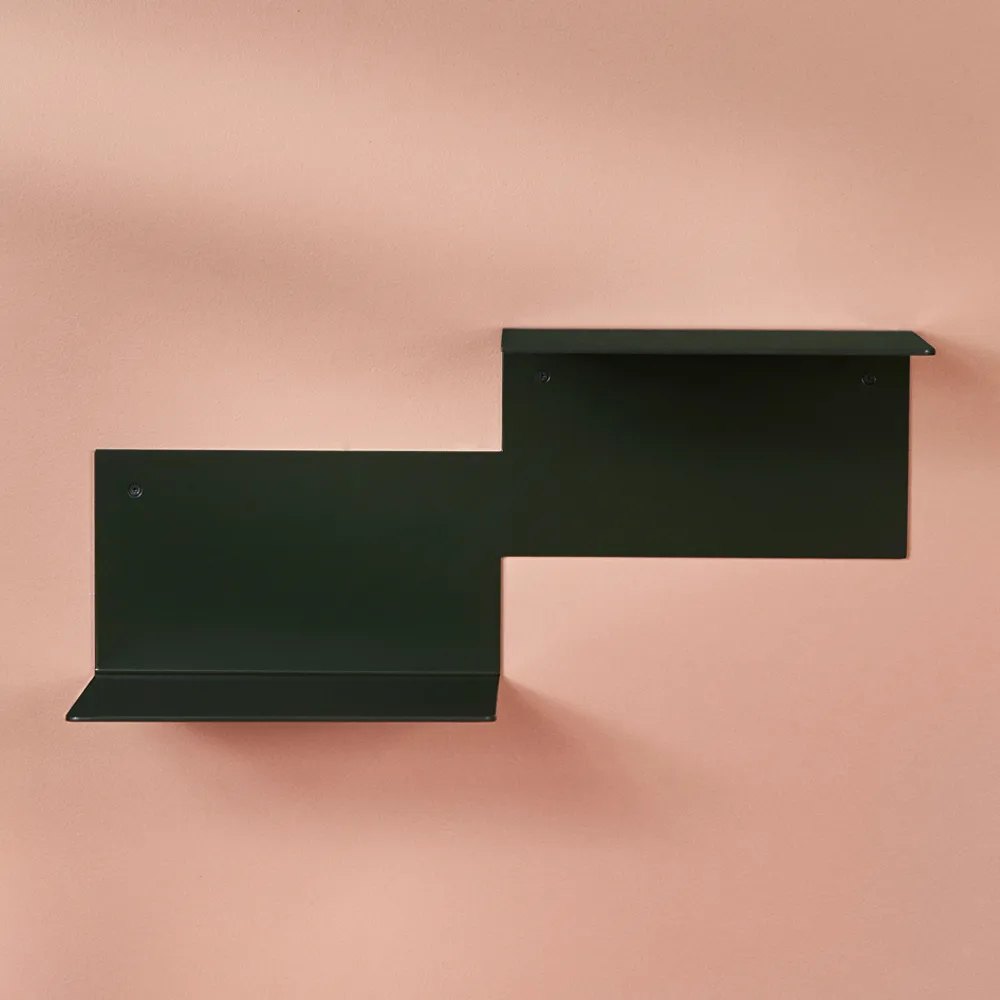 Repeat shelf, Black noir, right Warm Nordic