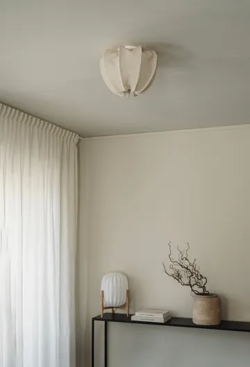 Anna ceiling light mini Ø30 cm - Natural linen - Watt & Veke