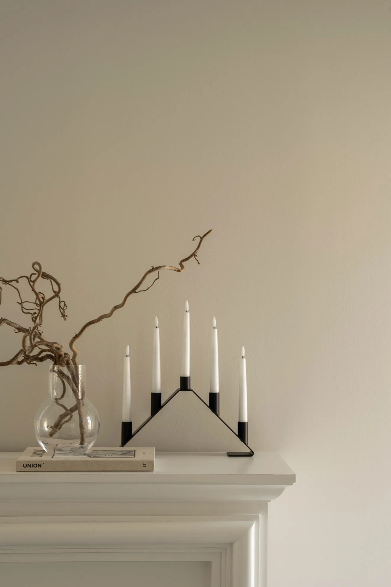 Luna advent candle, Black Watt & Veke