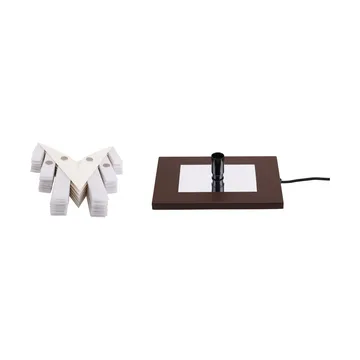 Mezza Snow Flower table star - White-coffee - Watt & Veke