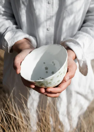 Slåpeblom bowl Ø14 cm - Green - Wik & Walsøe