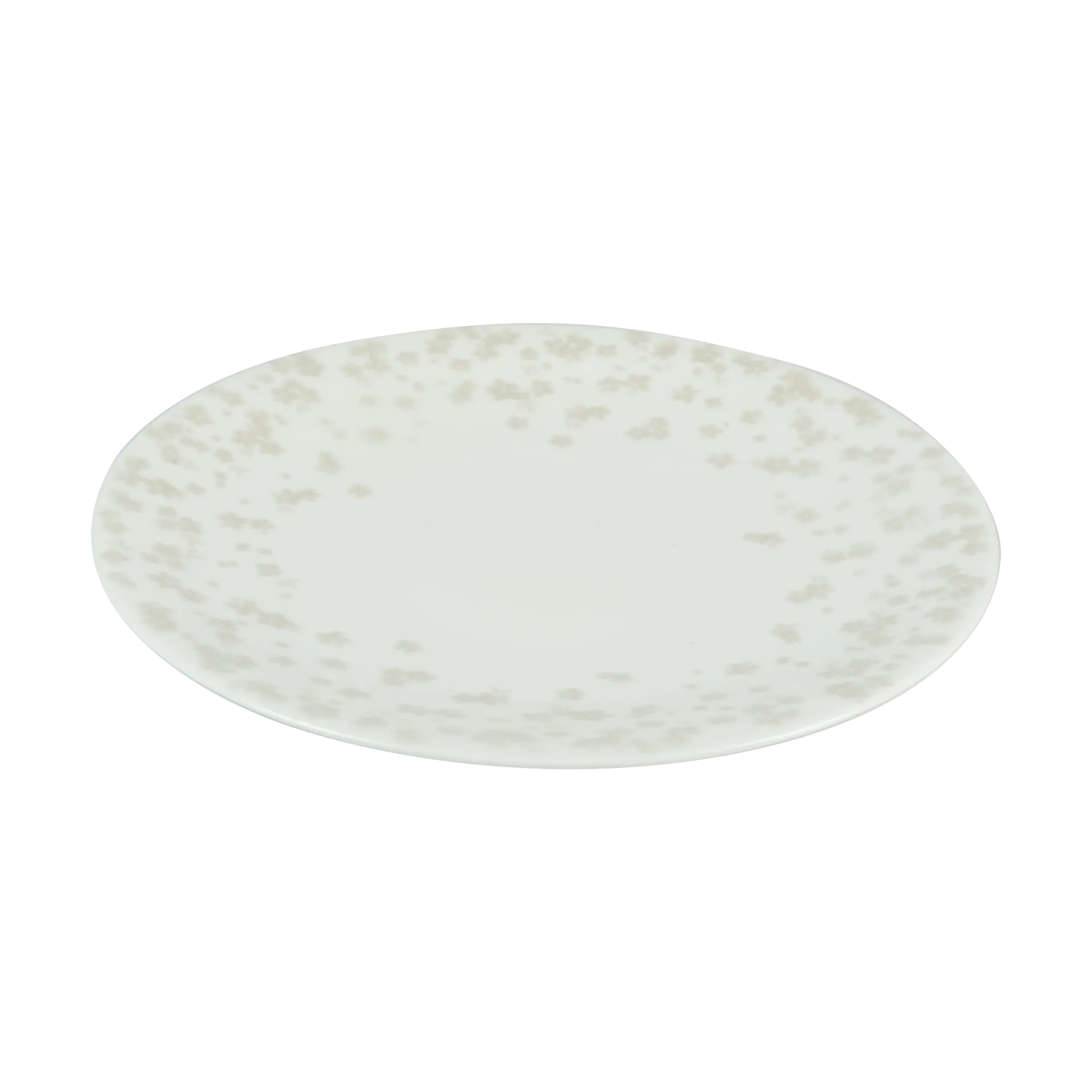 Slåpeblom plate Ø28 cm, Warm gray Wik & Walsøe