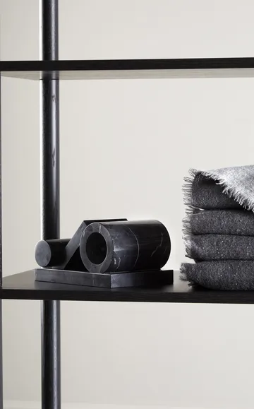 Booknd book support marble - Black - Woud