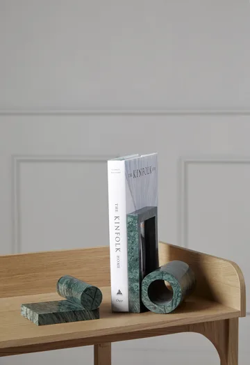 Booknd book support marble - Green - Woud