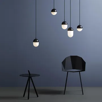 Dot pendant large - black - Woud