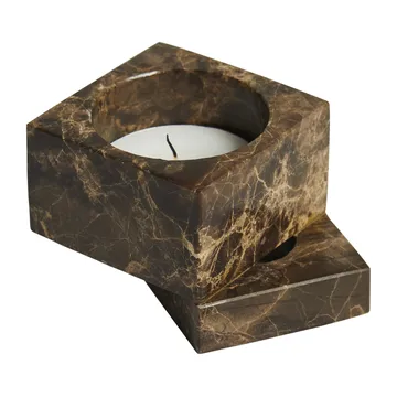 Jeu de dés 1 candle holder marble - Green - Woud