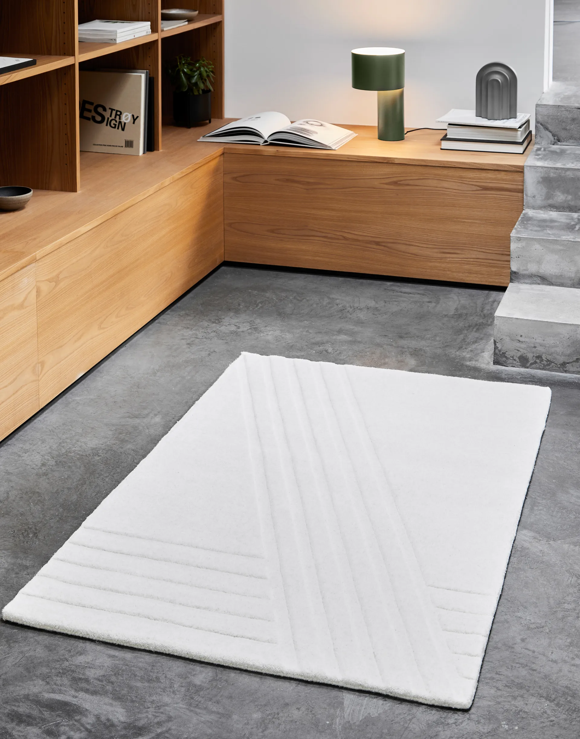 Kyoto rug off-white, 90x140 cm Woud