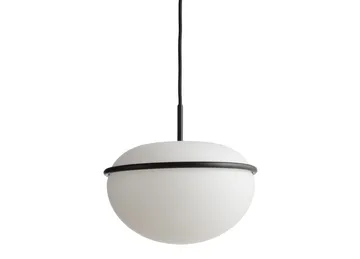 Pump pendant lamp - black, opal - Woud
