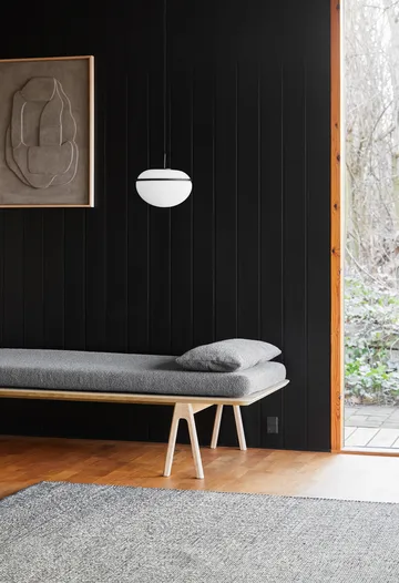 Pump pendant lamp - black, opal - Woud