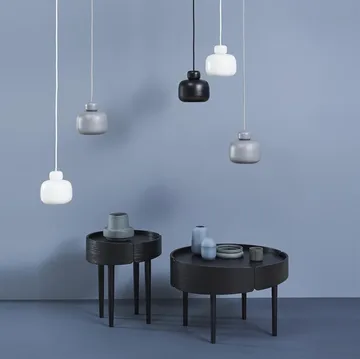 Stone ceiling lamp small - black - Woud