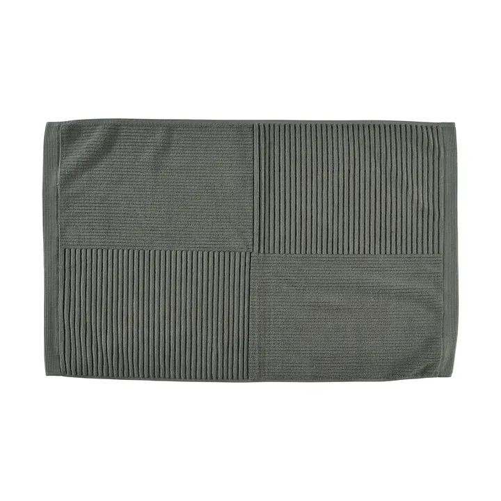 Classic bathroom mat 50x80 cm - Olive green - Zone Denmark