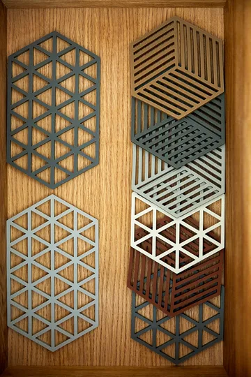Hexagon trivet - Terracotta - Zone Denmark
