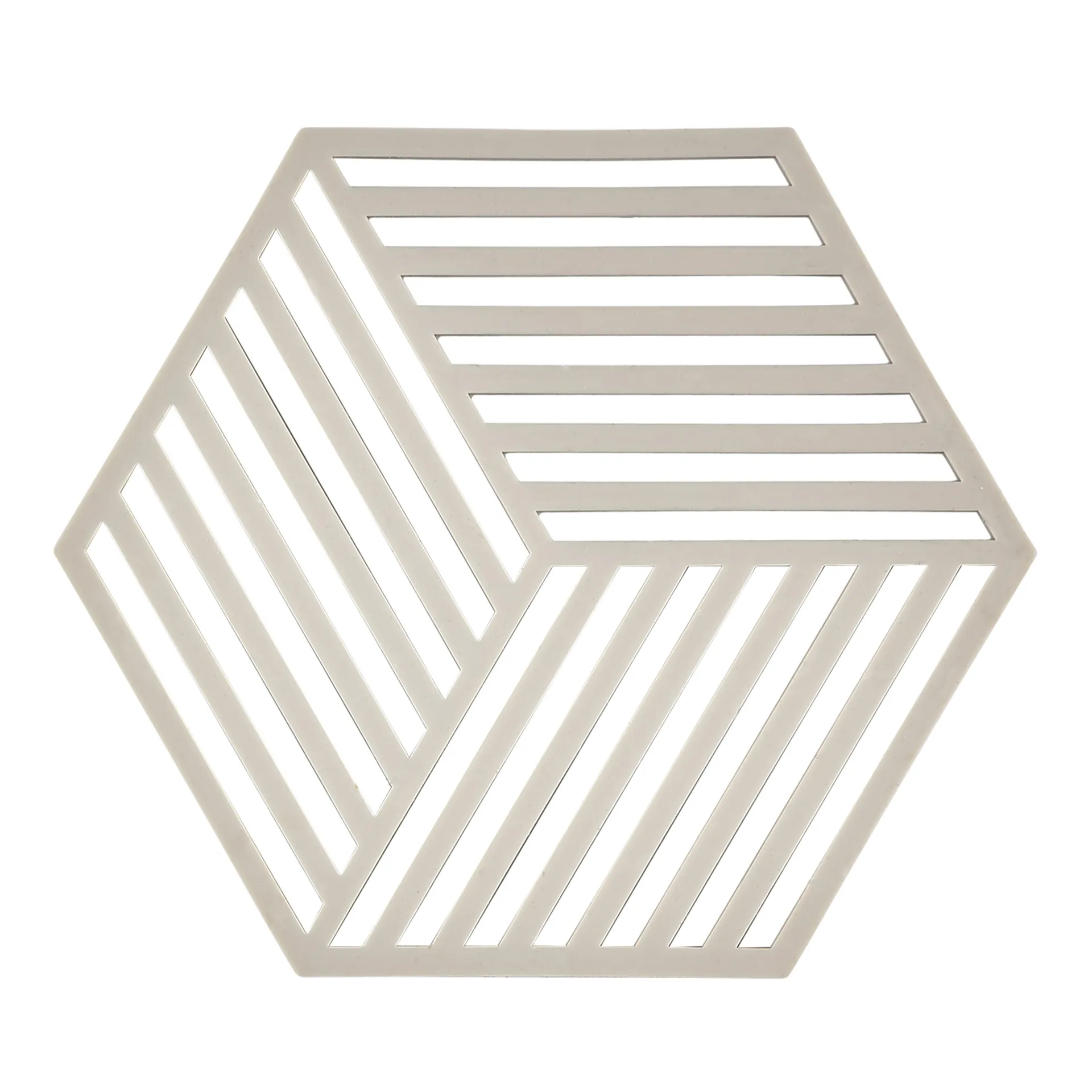 Hexagon trivet, warm grey Zone Denmark