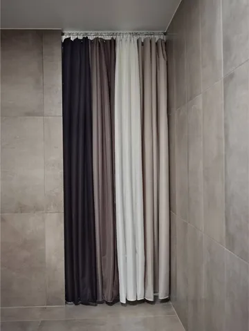 Lux shower curtain - Camel, 180x220 cm - Zone Denmark