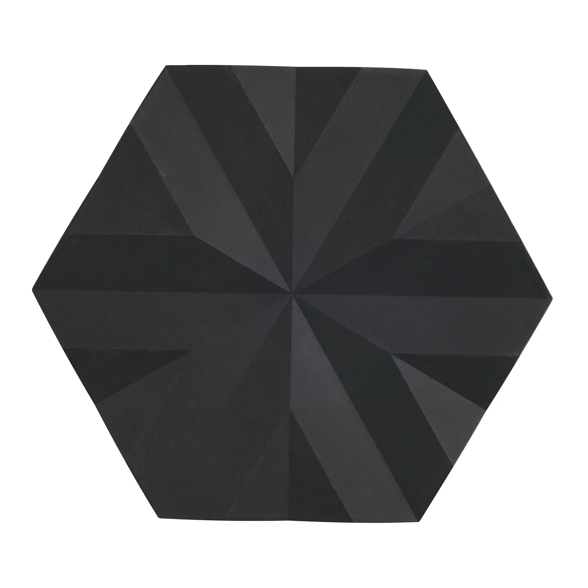 Ori Flake trivet 14x16 cm, black Zone Denmark
