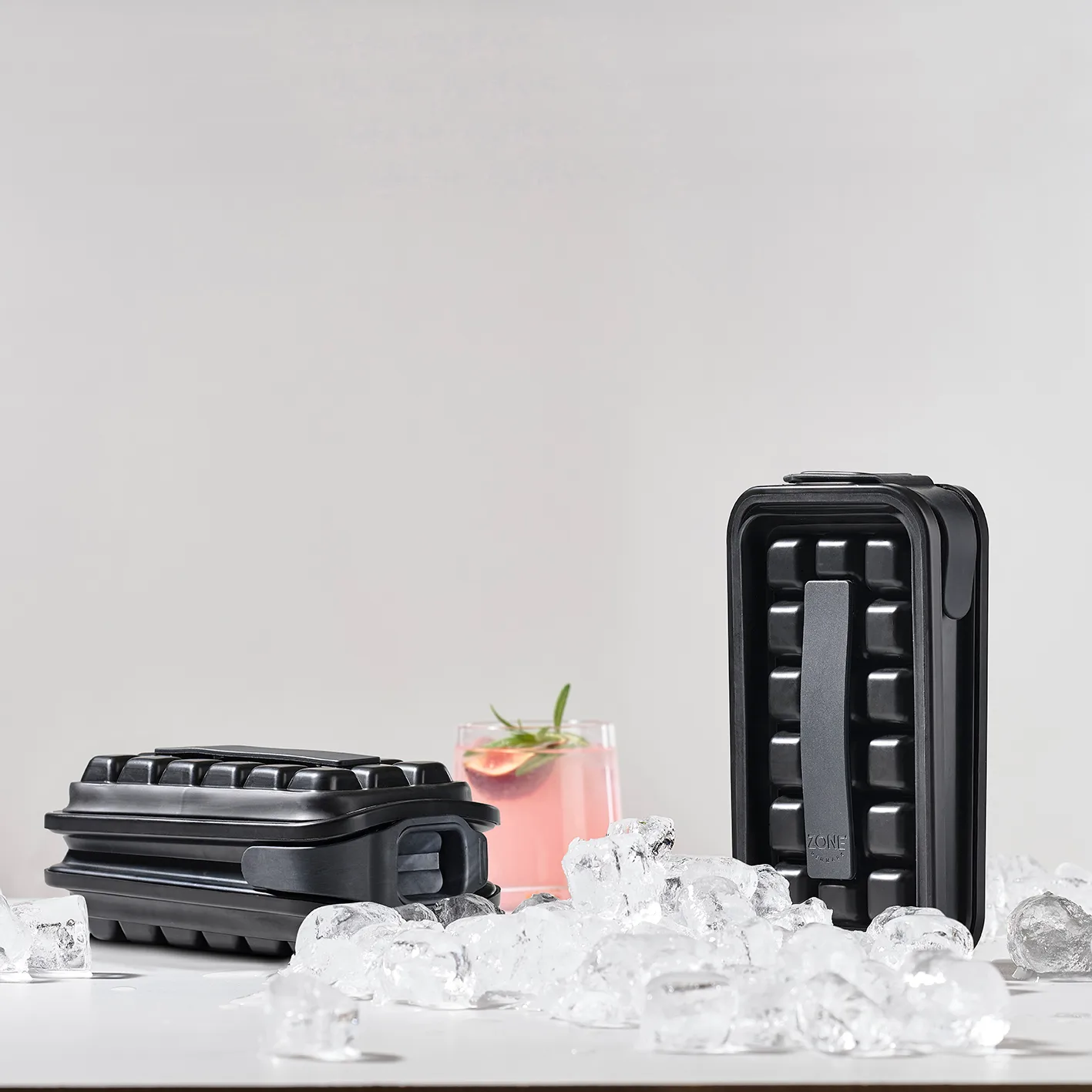 Rocks ice tray, black Zone Denmark
