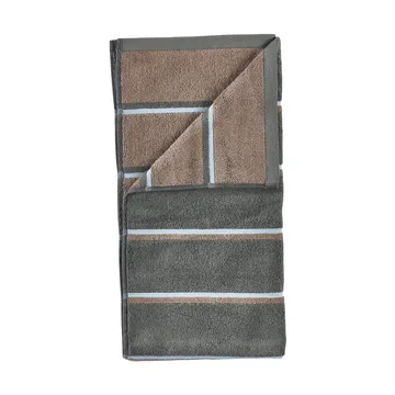 Sauna towel - Olive green-taupe-blue fog, 70x140 cm - Zone Denmark
