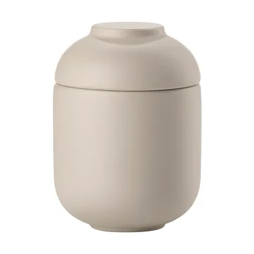 Sensu jar with lid Ø6.5x9 cm - Sand - Zone Denmark