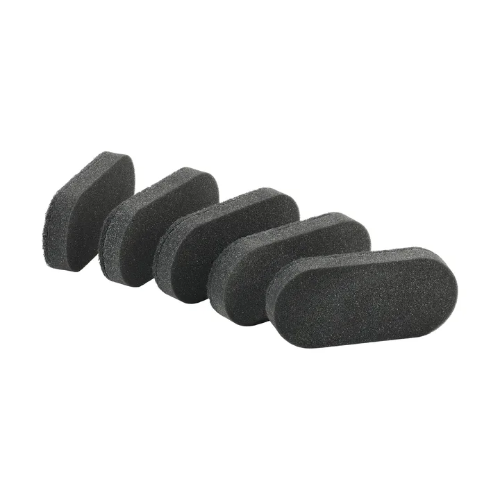 Singles dish sponges 5-pack - Black - Zone Denmark