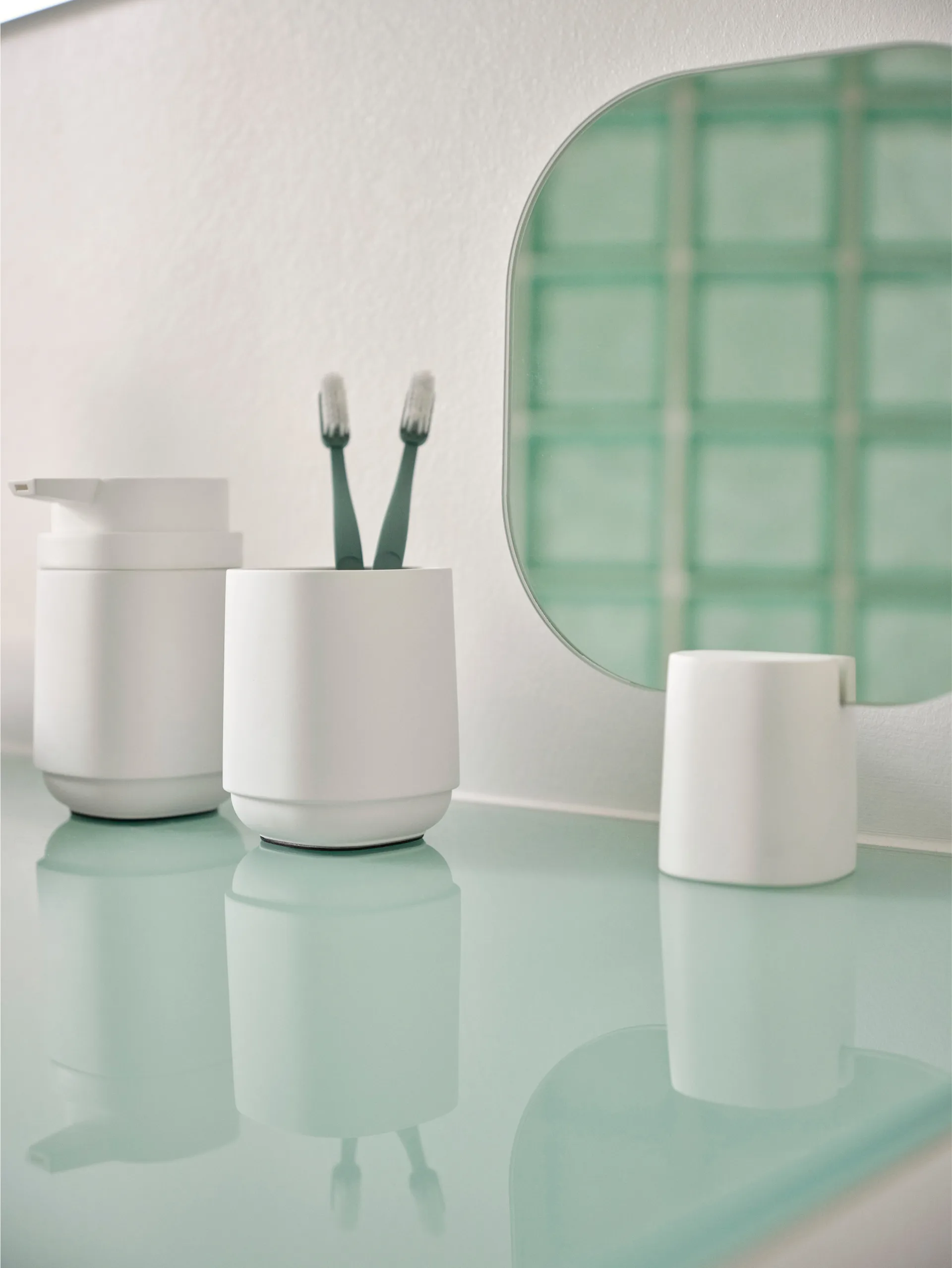 Time soap dispenser 13 cm, White Zone Denmark