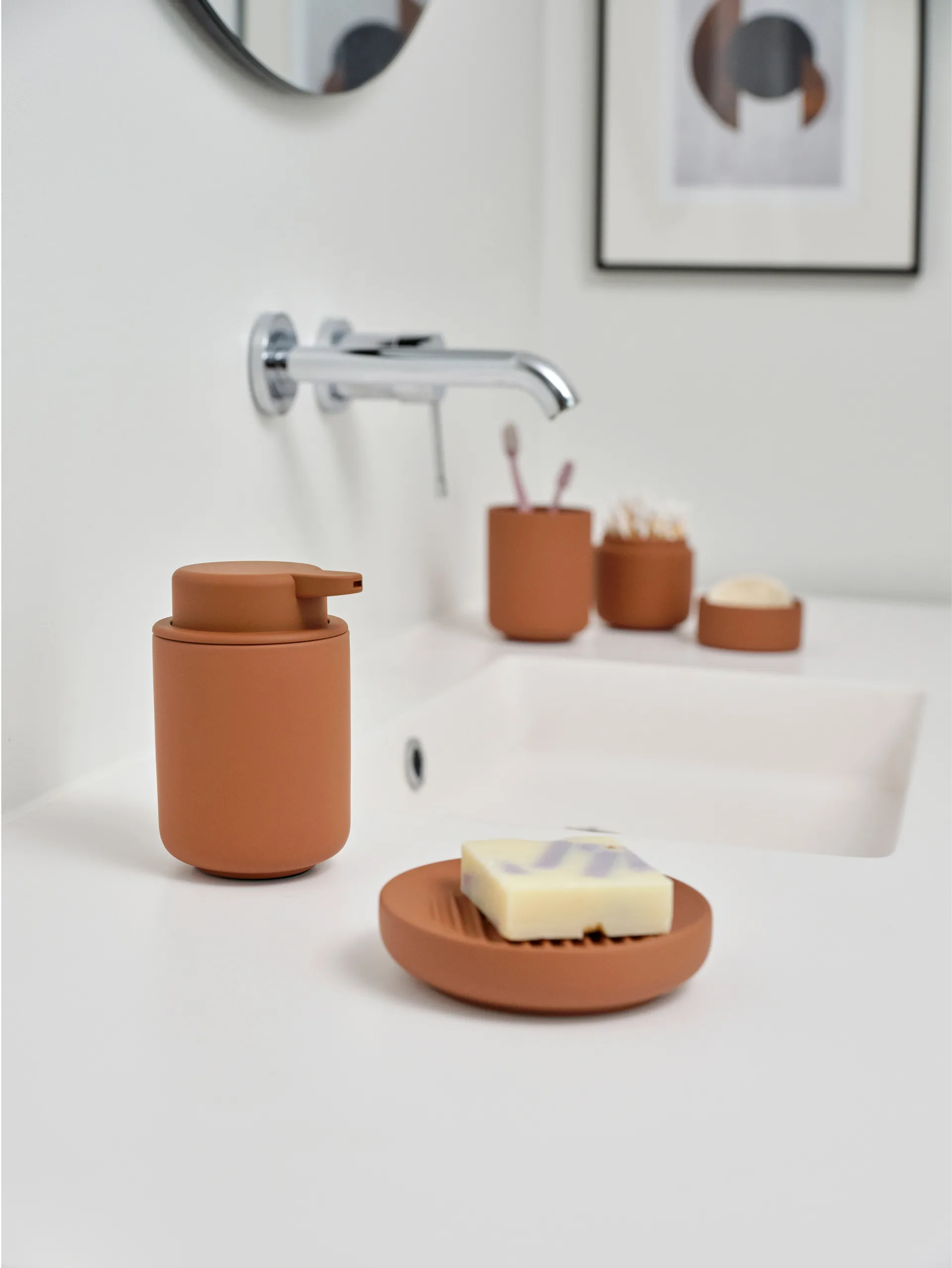 Ume container with lid, Terracotta Zone Denmark
