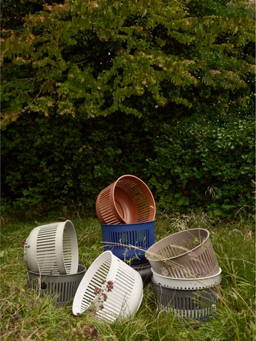 Ume laundry basket Ø40x29 cm - Olive green - Zone Denmark