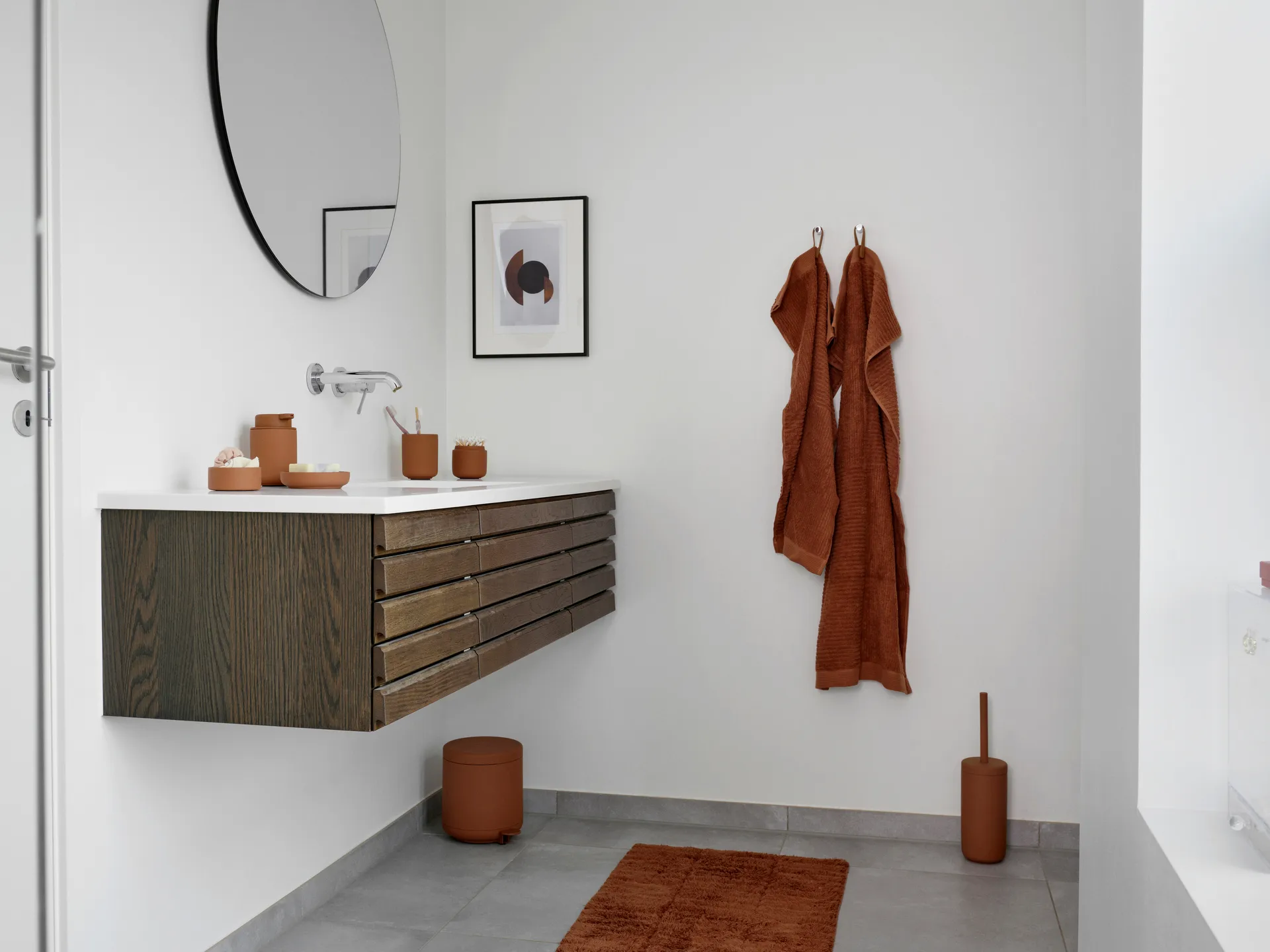 Ume pedal bin 4 l, Terracotta Zone Denmark