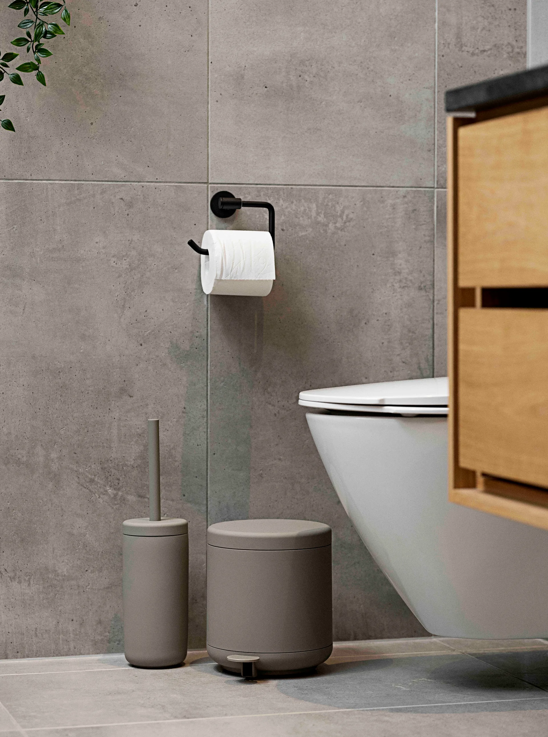 Ume toilet brush, Taupe Zone Denmark
