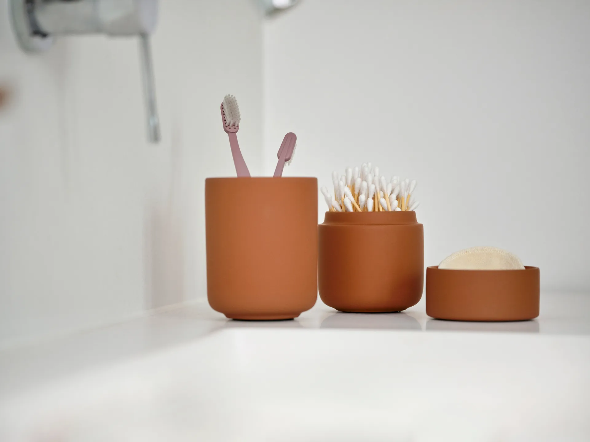 Ume toothbrush cup, Terracotta Zone Denmark