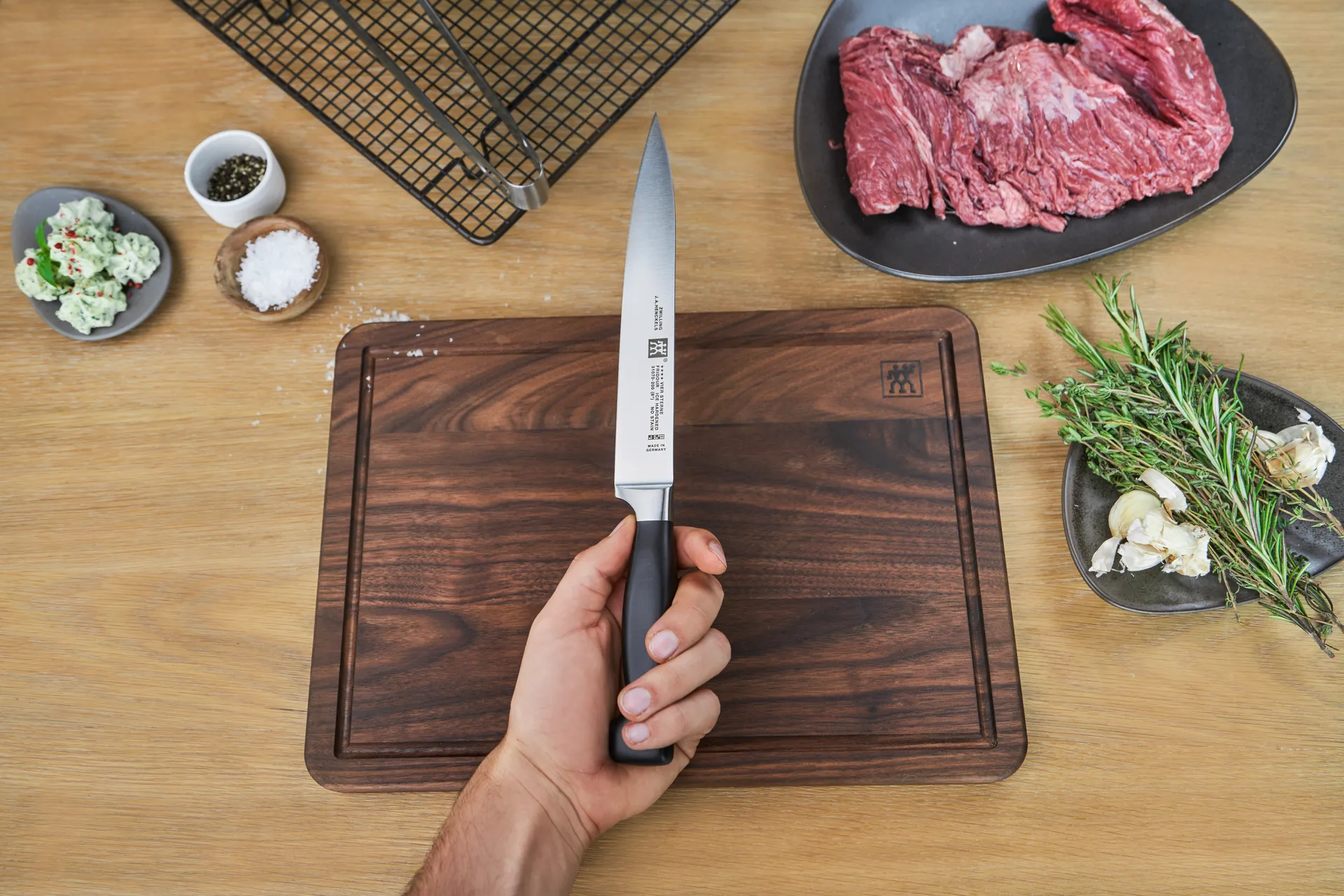 Zwilling Four star fillet/meat knife stainless steel, 20 cm Zwilling